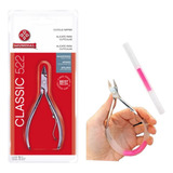 1 Alicate Cutícula Mundial 522 + 1 Mola Silicone Manicure