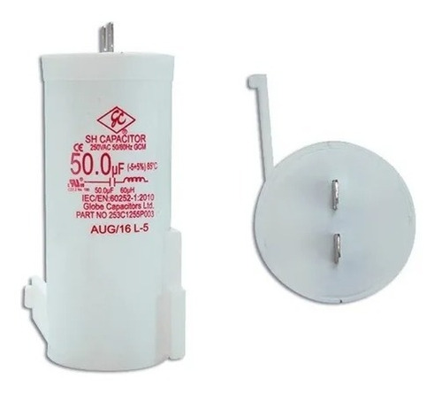 Capacitor Lavadora Mabe Easy G.e. Kraken 253c1255p006 50mf