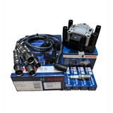 Kit Bobina + Cables + Bujias 1 Electrodo Bosch Bora 2.0 8v