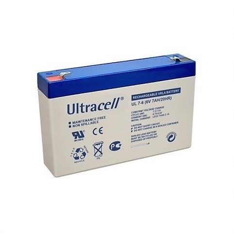 * * Batería Recargable 6v 7ah Ultracell  Made In Uk * *