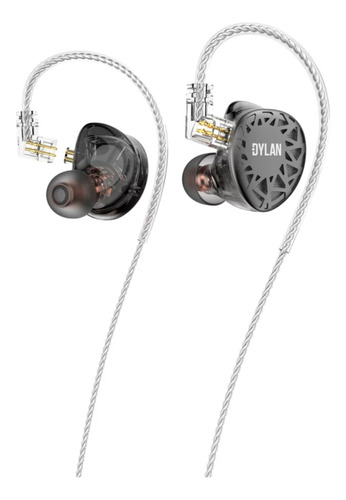 Fone Ouvido In-ear Dylan De-635 Grey P/ Palco Cor Verde-escuro Cor Da Luz Não Aplica