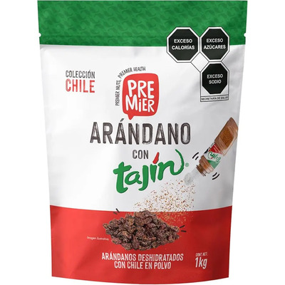 Arándano Enchilado Con Tajin 1kg Premier Snacks Saludable | MercadoLibre