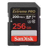 Memoria Sd Sandisk Extreme Pro 256gb 200 Mb/s