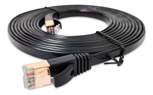 Cable Red Plano Categoría 7 Cat7 Rj45 Utp Ethernet 5 Metros