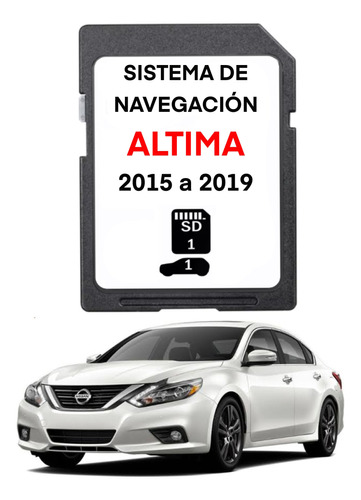 Tarjeta De Navegación Nissan Altima 2015-2019 Sd Gps Mapas