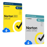 Combo Norton 360 Deluxe 05 + Norton Utilities Ultimate  