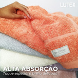 Toalha Rosto Dohler 100% Algodão Egípcio - Felpudo Jacquard Cor Terracota 10589