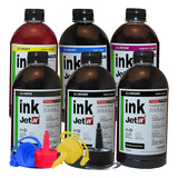 Tinta Compativel Com Epson L8180 L8190 Refil T555 6 X 500ml