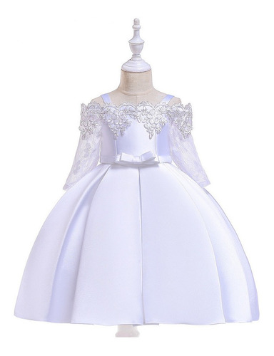 Dredd Formal Para Niñas Elegante Vestido De Novia Princesa
