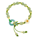 Pulsera De Piedra De Jade Natural C, Pulsera Para Mujer, Nat