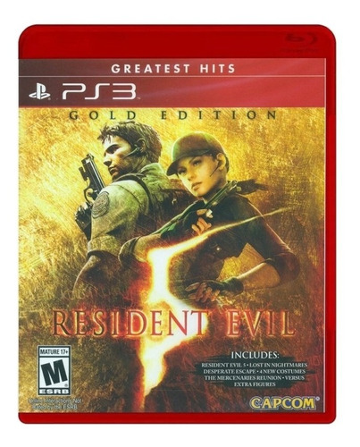 Resident Evil 5 Gold Edition Ps3 Greatest Hits Fisico Nuevo