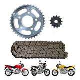 Kit Arrastre Sprocket Honda Cbx250 Twister Cadena Reforzada 