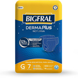 Fraldas Para Adultos Descartáveis Bigfral  Derma Plus Noturna G X 7 U