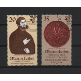 Selos Da Alemanha,selos 500° Aniv Reforma Protestante 1982