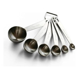 Juego Cucharas Medidoras Metal Utensilios Cocina Acero Inoxi