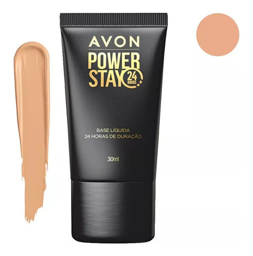 Base De Maquiagem Em Líquida Avon Base Líquida Matte Perfeita Para Pele Oleosa, Não Comedogênica, Não Obstrui Poros, Não Acnegênico Power Stay - 30ml