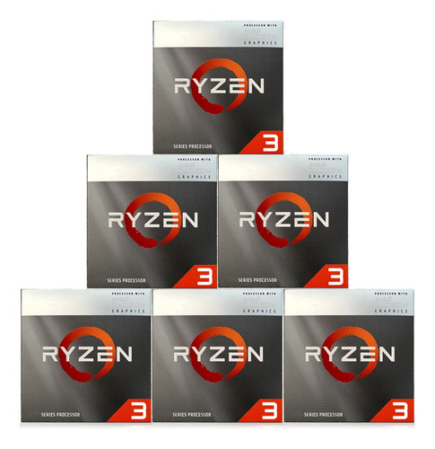 Caixa Vazia Processador Ryzen 3 3200g Adesivo Blister Manual