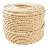 Corda Sisal Natural Artesanato Diy Decoração 14mm X 50m