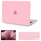 Funda +cubre Tecl Y Pant Para Macbook Air13 A1466 A1369 Rosa