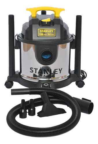 Aspiradora Stanley 15 Litros Profesional Acero Polvo Liquido