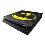 Skin Carbono Ps4 Slim Batman - Modelo 2 - Frete Grátis