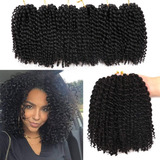 6 Trenzas Marlybob Crochet Hair Afro Crochet Tononegro