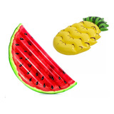 Colchoneta Inflable Frutas Fashion Pileta Bestway Color Anana