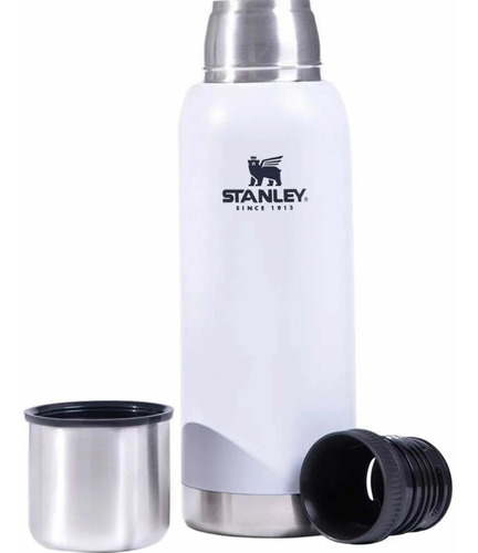 Termo Stanley Blanco 1 Litro Con Pico Cebador Original