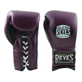 Guantes Cleto Reyes 12 Oz Agujeta Color Morado