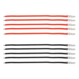 10 Cables De Silicona De 16 Awg Con Enchufe Macho De 4,0 Mm