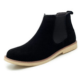 Botines Chelsea Para Hombre, Piel De Gamuza, Decentes, Para