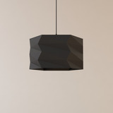 Luminaria Colgante Techo, Hexa Xl | 3d, Diseño, Tank