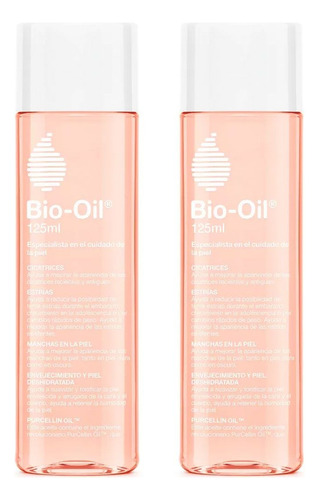 Pack 2 Bio Oil Tratamiento Cicatrices Estrías Manchas 125ml