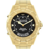 Relogio Skydiver Technos Masculino Digital Analogico Dourado