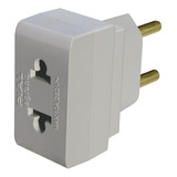 Plug Adaptador 2p Universal P/pb 10a 250v Cinza 690665 Pial 110v/220v