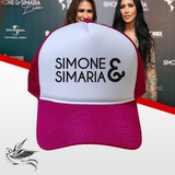 Boné Simone E Simaria Pink Snapback Trucker