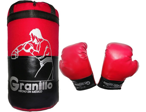 Costal Boxeo Infantil Para Niño + Guantes De 2 A 12 Años