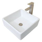 Arenci-pack Lavabo Mod. Columbus - Q3 Inox  38x38x13 Cms.