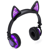 Auriculares Bluetooth Con Orejas De Gato