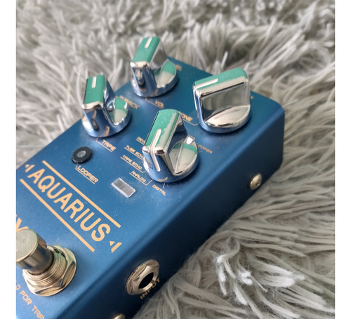 Pedal De Efecto Joyo Revolution Aquarius R-07  Azul