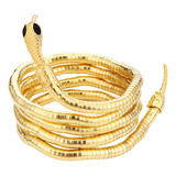 Pulsera Collar Serpiente Flexible Gargantilla Ajustable Dama