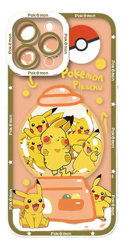 Funda De Teléfono Pokémon De Dibujos Animados Para iPhone 15