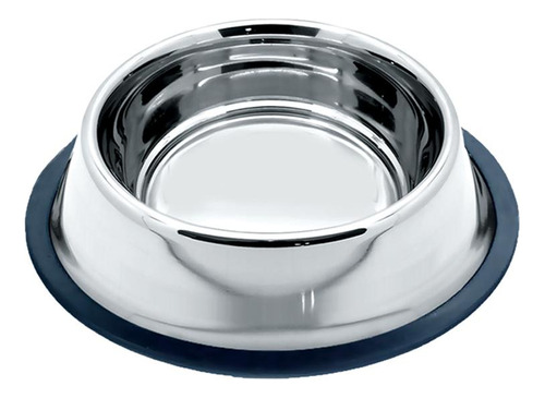 Chalesco Comedouro Antiderrapante Inox 710ml 23.5cm