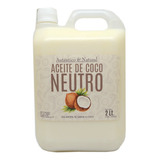 Aceite De Coco Neutro X 2 Lts. Puro Natural Prensado En Frio