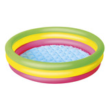Piscina Inflable 3 Anillos Multicolor 102x25cm Bestway