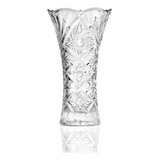 Vaso Transparente Vidro Grosso Sala Casa 23cm Flor Plantas