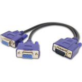 Cabo Adaptador Splitter Duplicador Vga Y 1 Macho X 2 Femeas