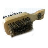 Cepillo Barbershop Doble Cerda Mixta Para Barba En Madera