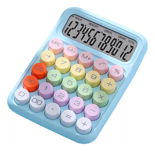 Qianyuyu Calculadoras Con Teclado Numérico Rainbow
