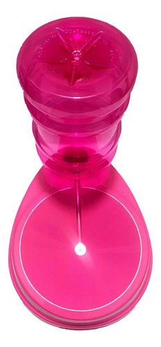 Bebedouro Pet  Dosador Automático 1 Litro - Rosa